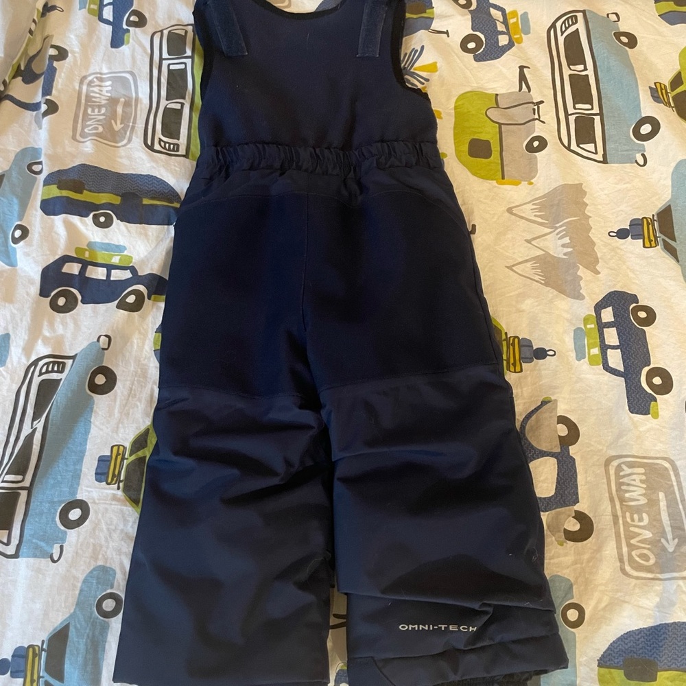 Navy blue Columbia snow pants size 2T